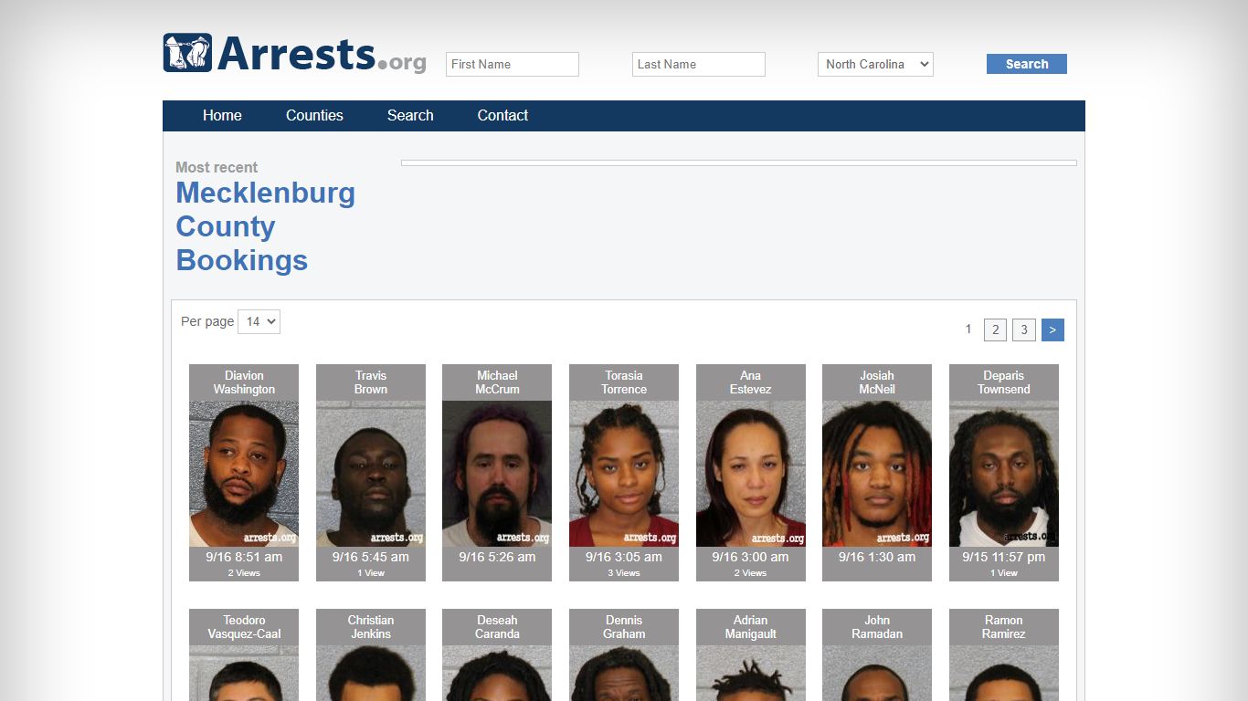 Mecklenburg County Arrests and Inmate Search